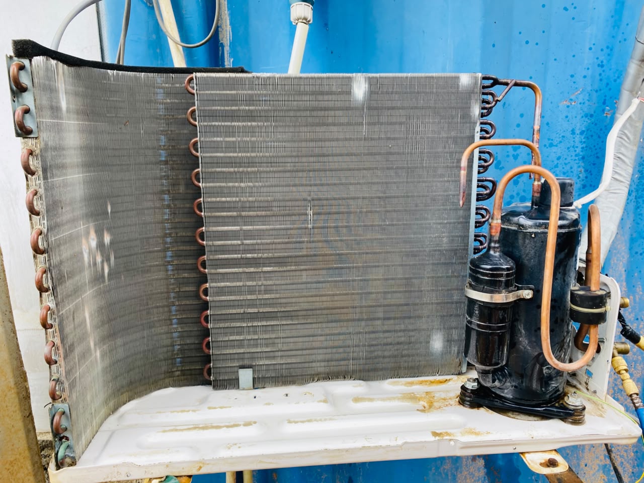A/C Condenser Coil & Rotary Compressor Overhaul